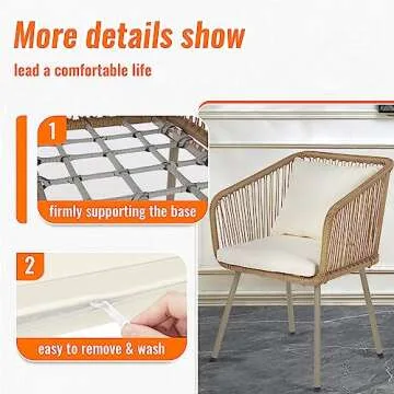 Stylish 3-Piece Outdoor PE Rattan Bistro Set