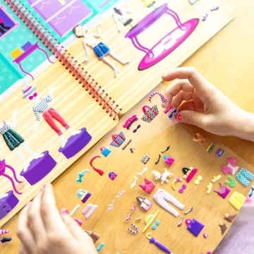 Melissa & Doug Puffy Sticker Book: Day of Glamour - 196 Stickers