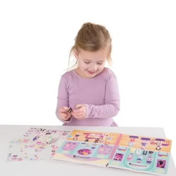 Melissa & Doug Puffy Sticker Book: Day of Glamour - 196 Stickers