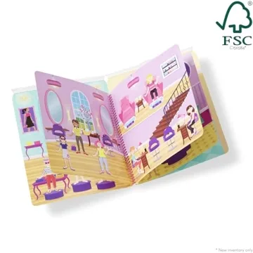 Melissa & Doug Puffy Sticker Book: Day of Glamour - 196 Stickers