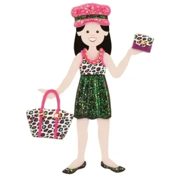 Melissa & Doug Puffy Sticker Book: Day of Glamour - 196 Stickers