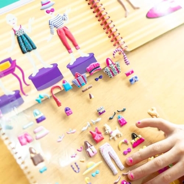 Melissa & Doug Puffy Sticker Book: Day of Glamour - 196 Stickers