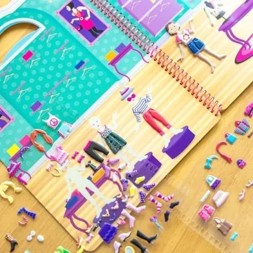 Melissa & Doug Puffy Sticker Book: Day of Glamour - 196 Stickers