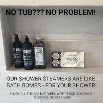 Organic Shower Steamers for Spa Experience - All-Natural