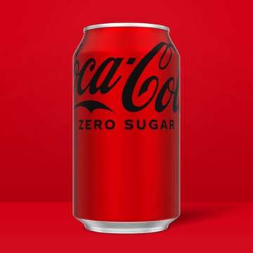 Coke Zero Sugar Cola Soda, 12 oz, 24 Pack (Package May Vary)