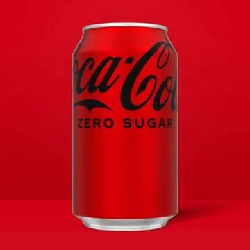 Coke Zero Sugar Cola Soda, 12 oz, 24 Pack (Package May Vary)