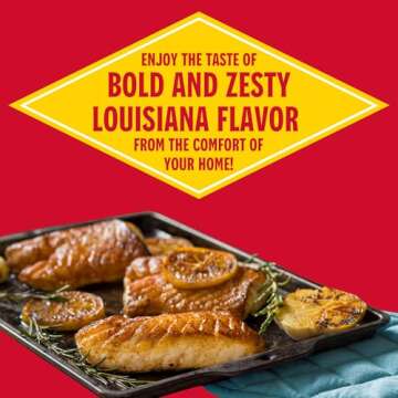 Louisiana Fish Fry Cajun Seasoning - Flavorful All-Purpose Seasoning 8 oz. (Pack of 2) - Perfectly Spiced for Meat, Fish, Vegetables, Soups, Salads, and More - Ideal for Grilling, Roasting, and Sauteing Your Favorite Dishes