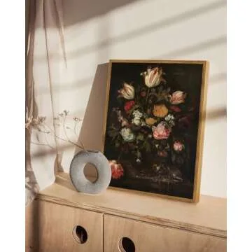 ARPEOTCY Vintage Floral Wall Art - Elegant Home Decor