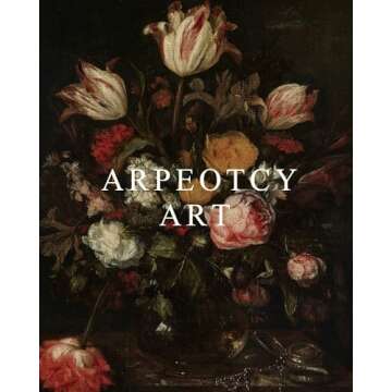 ARPEOTCY Vintage Floral Wall Art - Elegant Home Decor