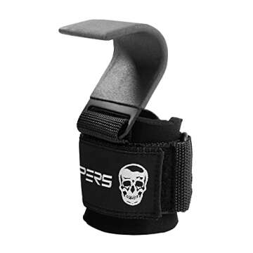 Gymreapers Weight Lifting Hooks for Powerful Grip Support in Strength Training