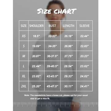 PUMIEY Sweatshirt for Women Crewneck Long Sleeve Hoodies Casual Loose Pullover Tops Fall Fashion, Sp...