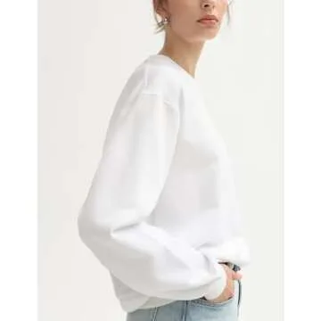 Stylish PUMIEY Women's Crewneck Sweatshirts for Fall