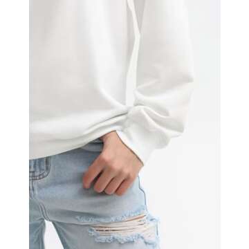 Stylish PUMIEY Women's Crewneck Sweatshirts for Fall