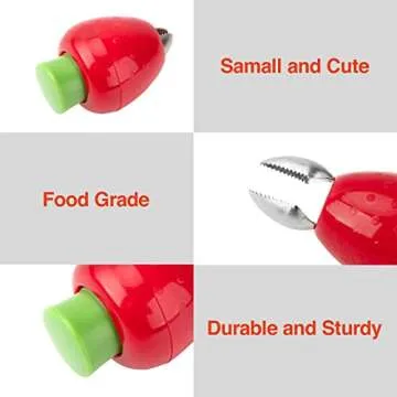 Strawberry Slicer & Core Remover for Quick Fruit Prep