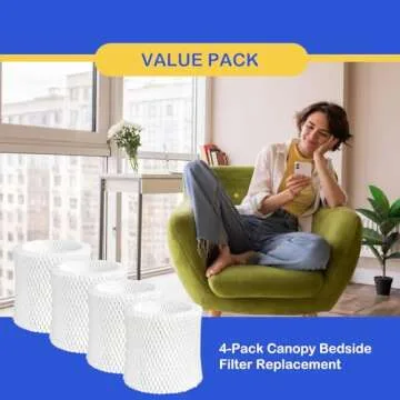 Roninby Humidifier Replacement Filters - 4 Pack