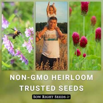 Sow Right Seeds - Winter Oats Seed for Planting - Cover Crops to Plant in Your Home Vegetable Garden - Enriches Soil - Suppresses Weeds - Helps Erosion - Non-GMO Heirloom Seeds - Great Gardening Gift