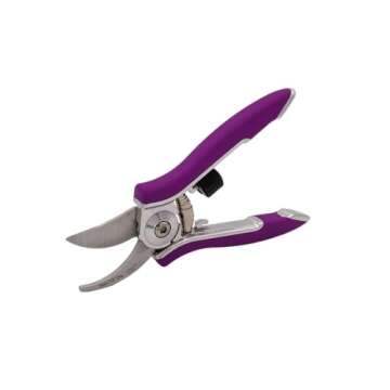 Dramm ColorPoint Stainless Steel Compact Garden Pruning Shears, Hand Pruner, Garden Clippers, with Heavy Duty Blade and Easy grip Handle, Berry