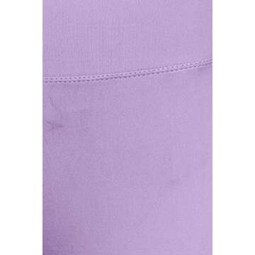Leggings Depot Women's Wide Leg Palazzo Pants for Casual, Work, Lounge (Lavender, Medium)