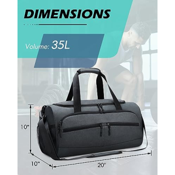 Premium Waterproof Gym Bag for Travel and Fitness