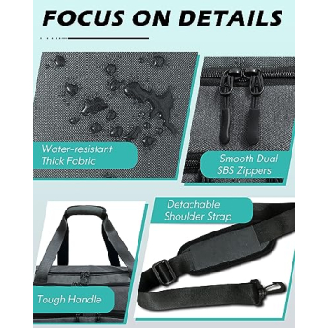 Premium Waterproof Gym Bag for Travel and Fitness