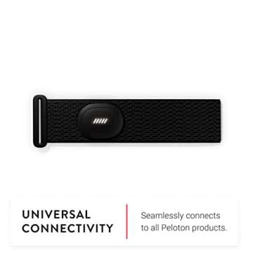 Peloton Heart Rate Band | Arm Band with Rechargeable Battery, Sweatproof Design, and Bluetooth® Compatibility - Small