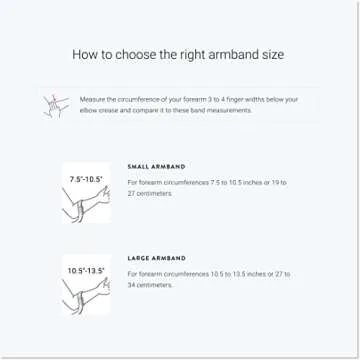 Peloton Heart Rate Band | Arm Band with Rechargeable Battery, Sweatproof Design, and Bluetooth® Compatibility - Small