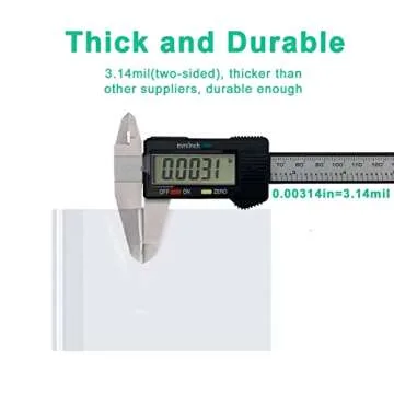 200ct Clear Plastic Bags, Self Sealing Cellophane Bags, Resealable Cellophane Bags for Bakery Cookies Candy Decorative Wrappers (4" x 6")