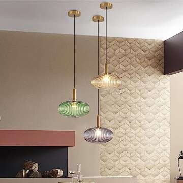 KCO Lighting Globe Pendant Light - Adjustable & Stylish