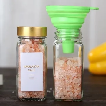 Stylish JARXSUN Spice Jars Set 24Pcs for Your Kitchen