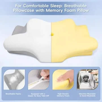 Cervical Neck Pillow for Pain Relief and Comfort