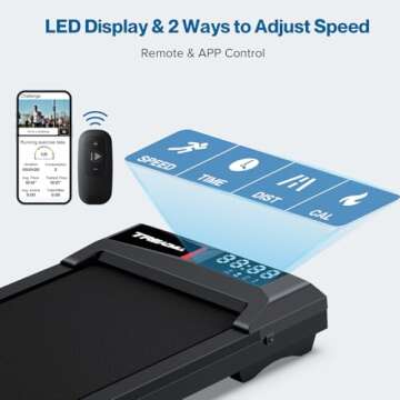 COZYINN Compact Walking Pad for Home Office Fitness