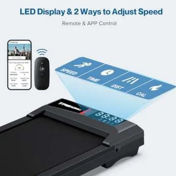 COZYINN Compact Walking Pad for Home Office Fitness