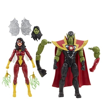 Marvel Legends Series Skrull Queen and Super-Skrull 6" Action Figures