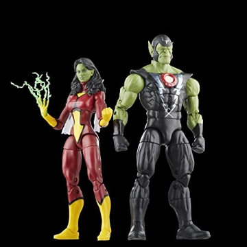 Marvel Legends Skrull Queen & Super-Skrull Collectible Figures