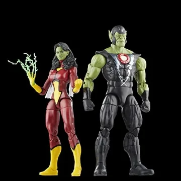Marvel Legends Skrull Queen & Super-Skrull Collectible Figures