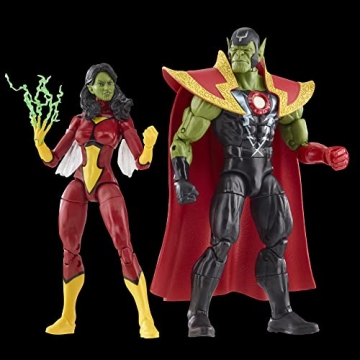Marvel Legends Skrull Queen & Super-Skrull Collectible Figures