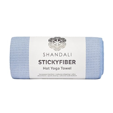 Shandali Stickyfiber Hot Yoga Towel - Non-Slip and Absorbent