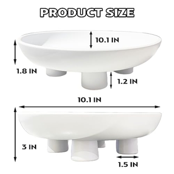 Ceramic Fruit Bowl 10 Inch - Stylish Kitchen Decor