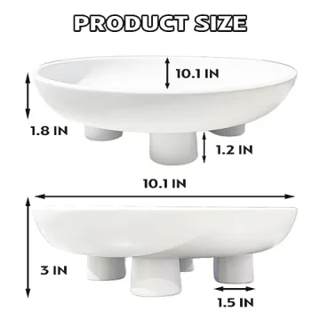 Ceramic Fruit Bowl 10 Inch - Stylish Kitchen Decor