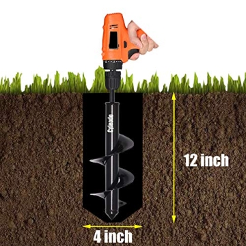 Cyleodo Garden Auger Drill Bit for Easy Planting