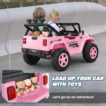 Hikole 24V Ride on Car with Remote Control for Kids