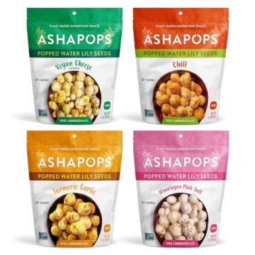 AshaPops Popped Water Lily Seeds Mixed Flavors Pack