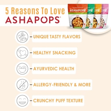 AshaPops Popped Water Lily Seeds Mixed Flavors Pack