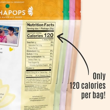 AshaPops Popped Water Lily Seeds Mixed Flavors Pack
