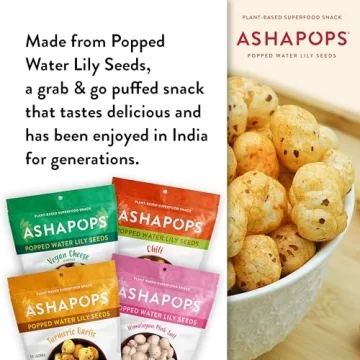 AshaPops Popped Water Lily Seeds Mixed Flavors Pack