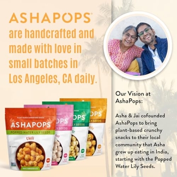 AshaPops Popped Water Lily Seeds Mixed Flavors Pack