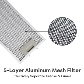 30" Ductless Range Hood with 3-Speed Exhaust