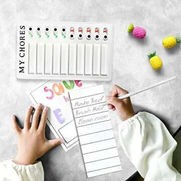 Chore Chart Memo Checklist Board Daily to Do List Planner Check for Kids Adults Multiple Items and Form Good Habit (My Chores)