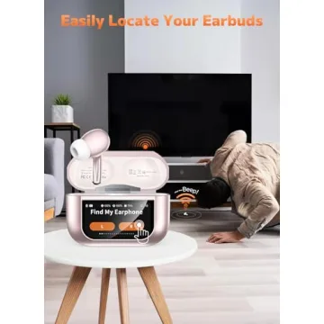 Szwdo Wireless Earbuds with Touch Screen & ANC Technology