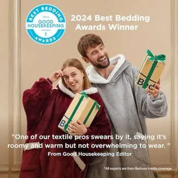 Bedsure Blanket Hoodie - Ultimate Warmth for All Ages